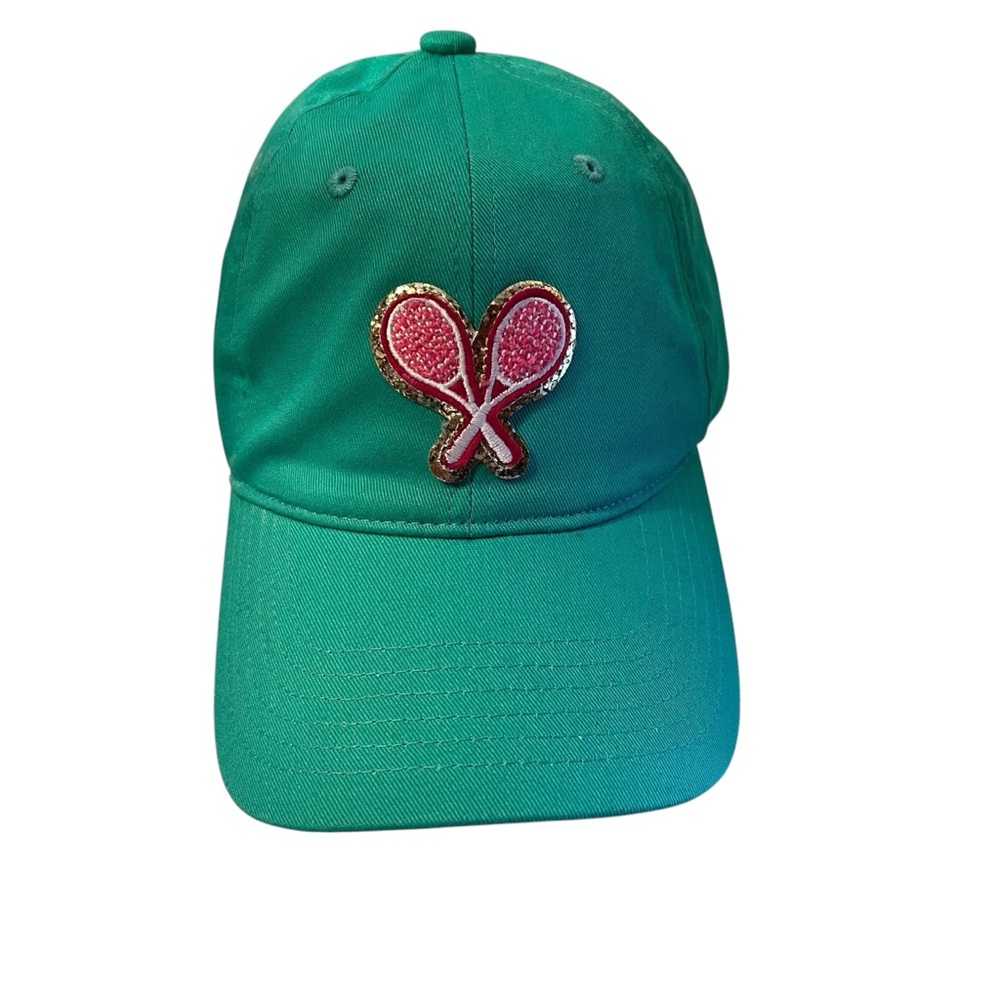 Viv & Lou Women's Green Tennis Hat Adjustable  Activewear
